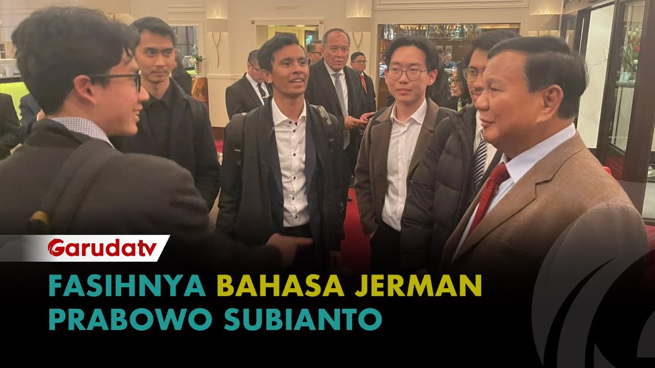 Kagumnya Mahasiswa Indonesia Saat Tahu Prabowo Fasih Berbahasa Jerman
