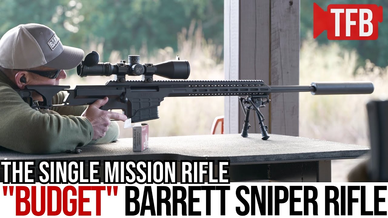 «Бюджетная» гражданская версия снайперской винтовки Barrett Mk22: SMR [TriggrCon 2022]