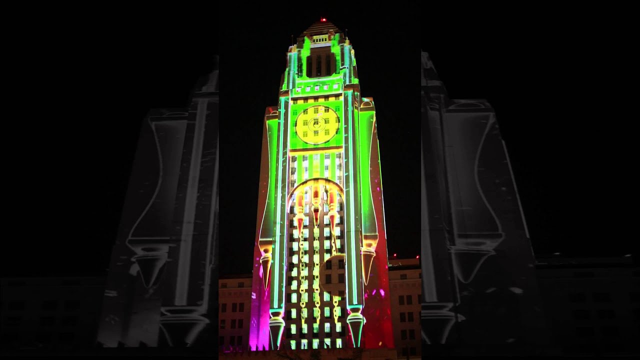 2016 New Year's count down Downtown Los Angeles