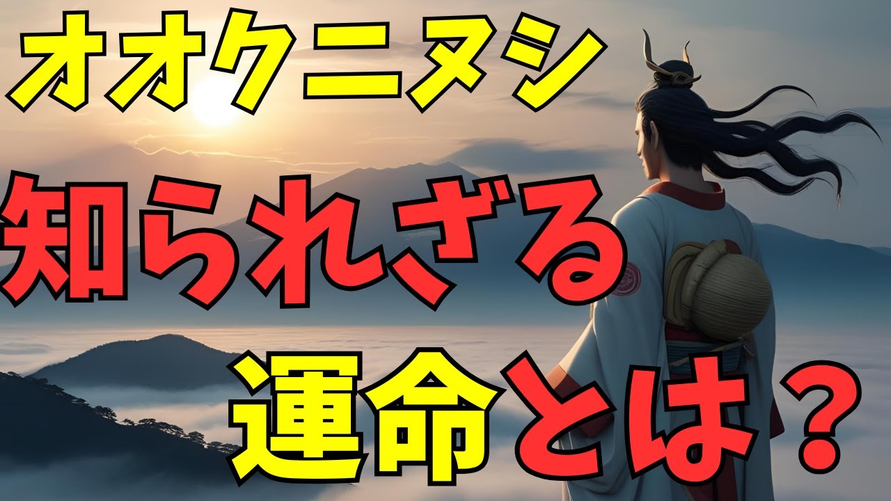 【日本神話の裏側】アマテラスと対峙したオオクニヌシの運命