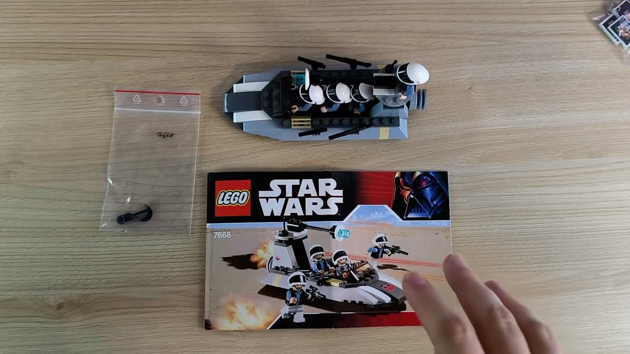 Dieses LEGO STAR WARS Battle Pack ist VOLLJÄHRIG! LEGO 7668 Rebel Scout Speeder Classic Review