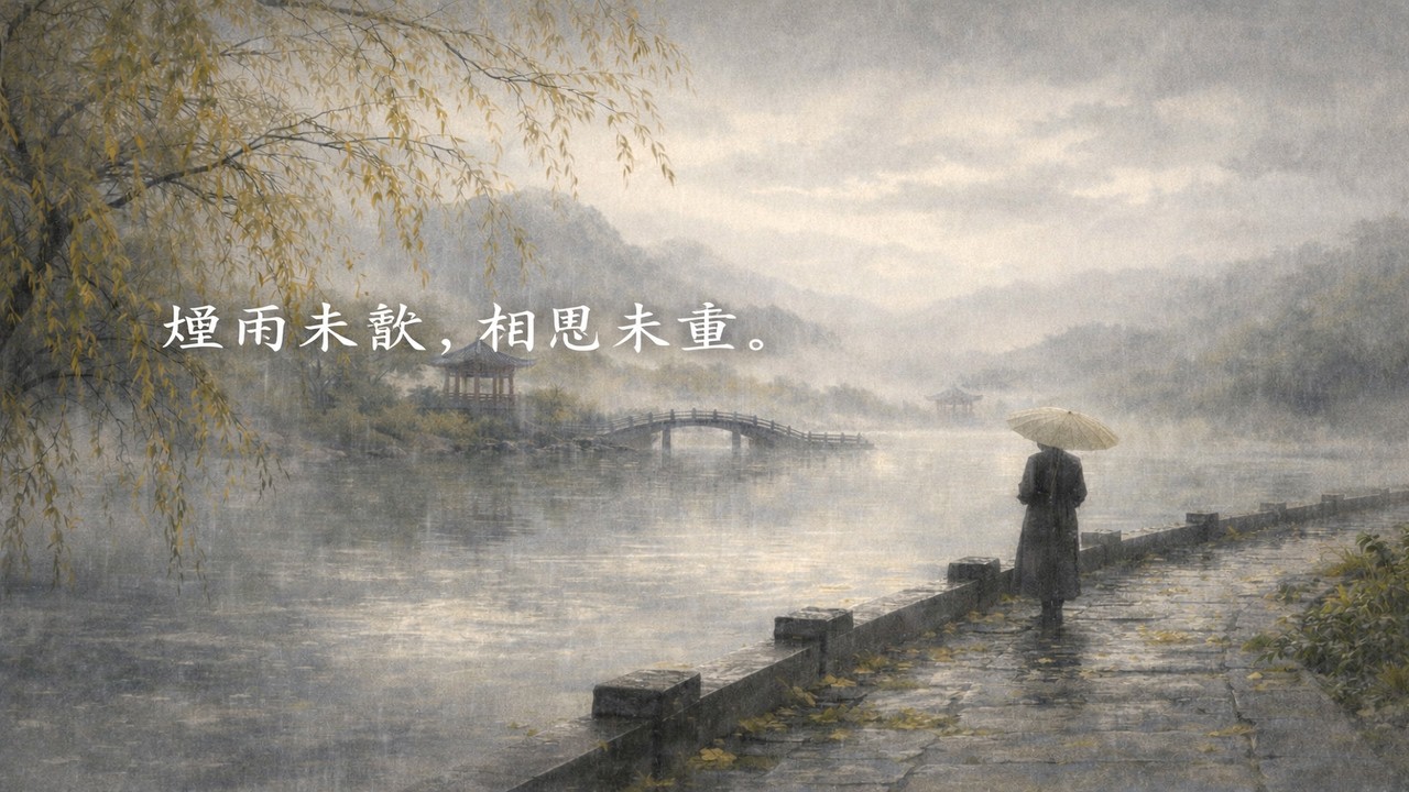 原創歌曲demo：《蘇堤煙雨》｜西湖秋意．離愁未歇