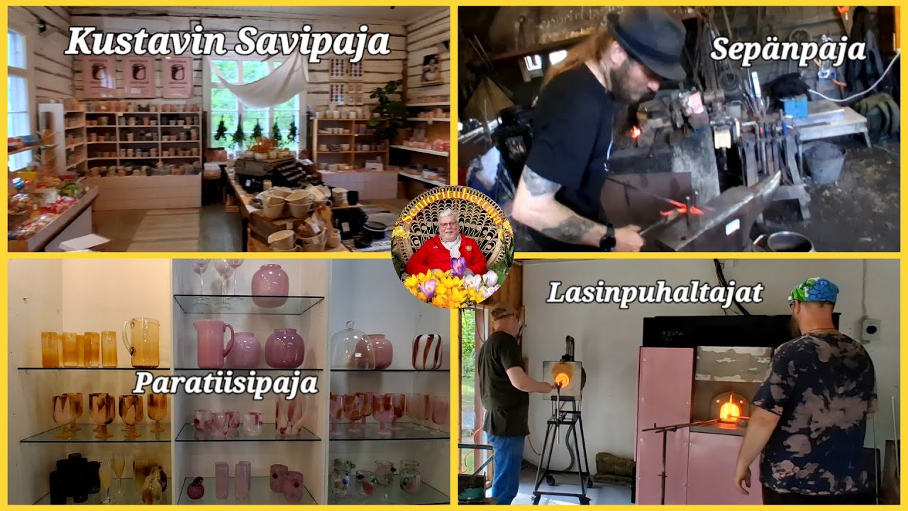 Kustavin taikaa | Savipaja, sepäntaontaa,lasitaidetta & Paratiisipaja