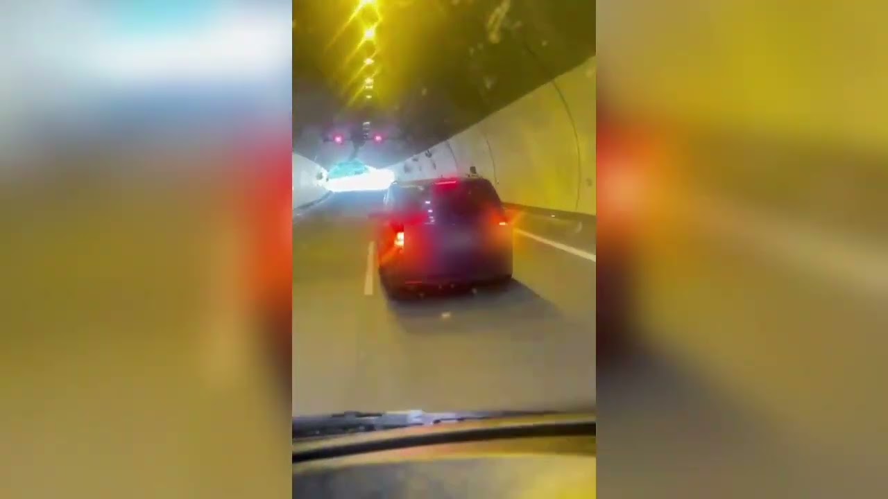 Policie ČR: Nebezpečné předjíždění a vybržďování v tunelech na D8