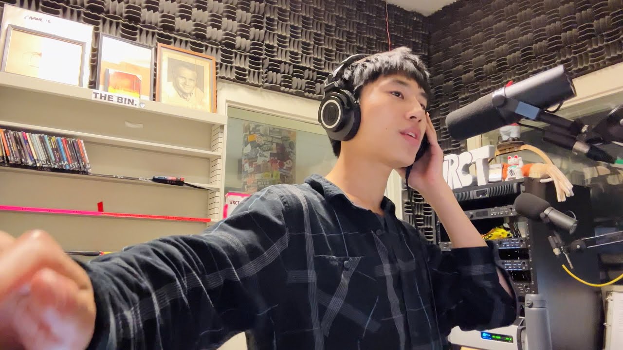 playing horrible pop music on the radio