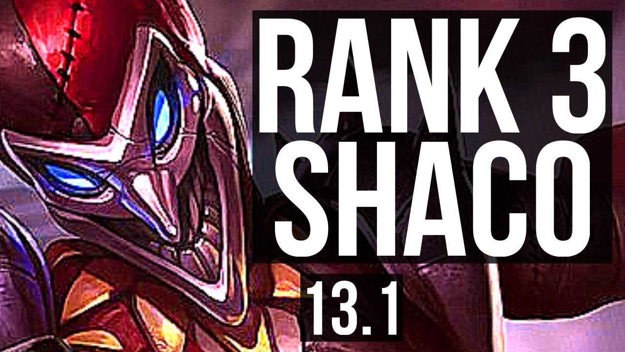 SHACO vs J4 (JNG) | 6/0/7, Rank 3 Shaco, 2.5M mastery, Dominating | EUW Grandmaster | 13.1