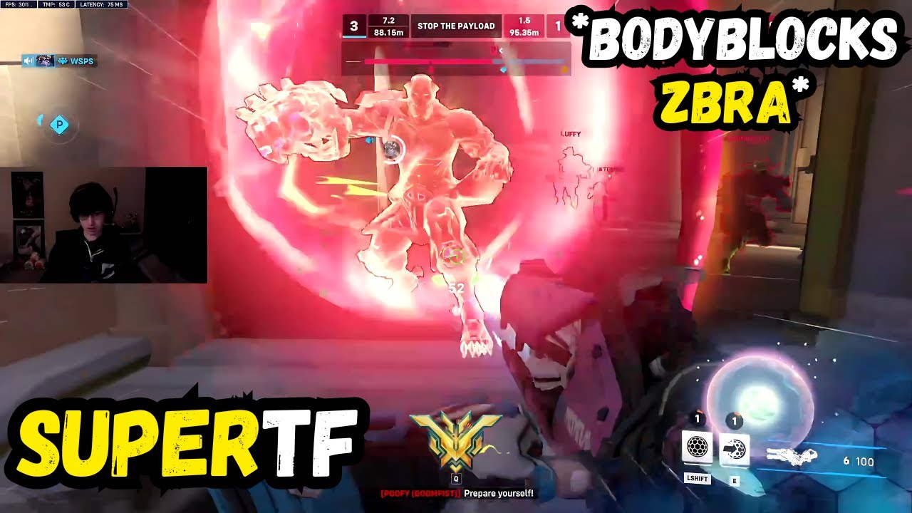 SuperTF HARD CARRYING AS ZARYA | TOP 500 TANK | Overwatch 2 Season 12