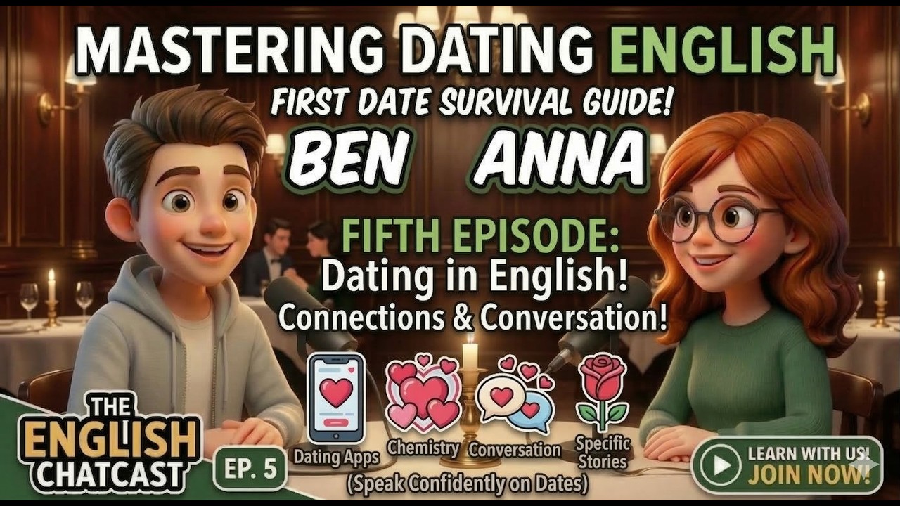 How to Date in English: Conversation Tips, Red Flags & Confidence! | The English Chatcast (Ep. 5)