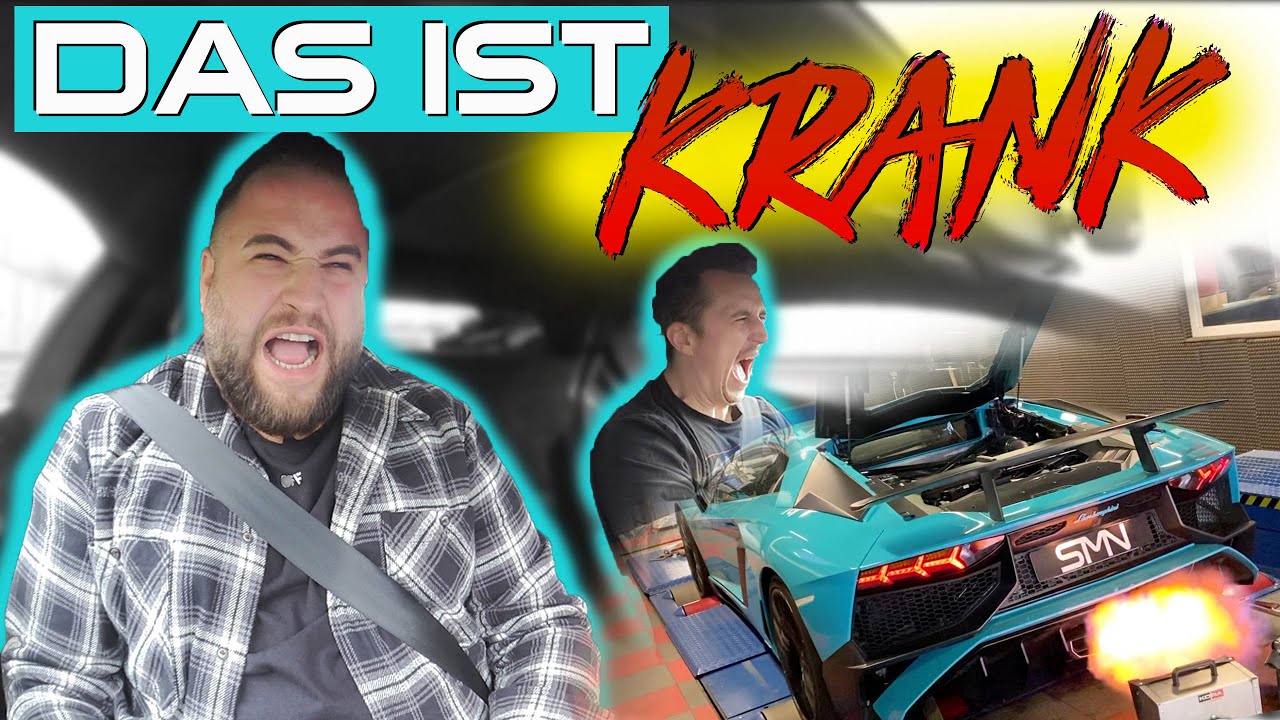 Flammen, Hörsturz und Genickbruch im Lamborghini Aventador LP750 SV