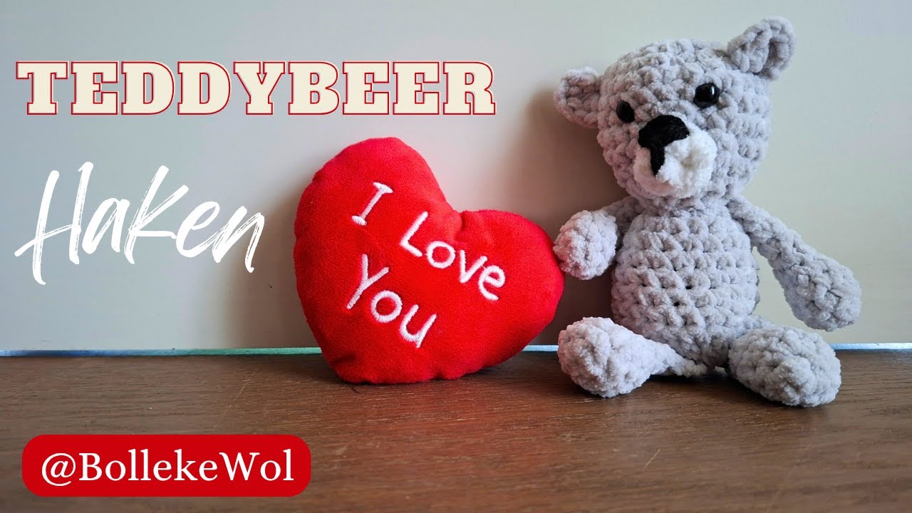 Teddybeer haken ❤😍🐻