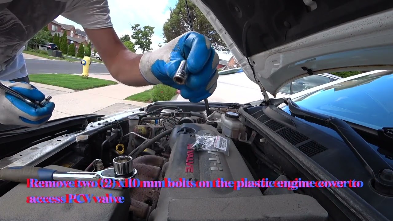 How to Fix White Smoke on Start Up 1/3 (PCV Valve Change 2011 Toyota Camry Hybrid 2.4L 4 cyl.)