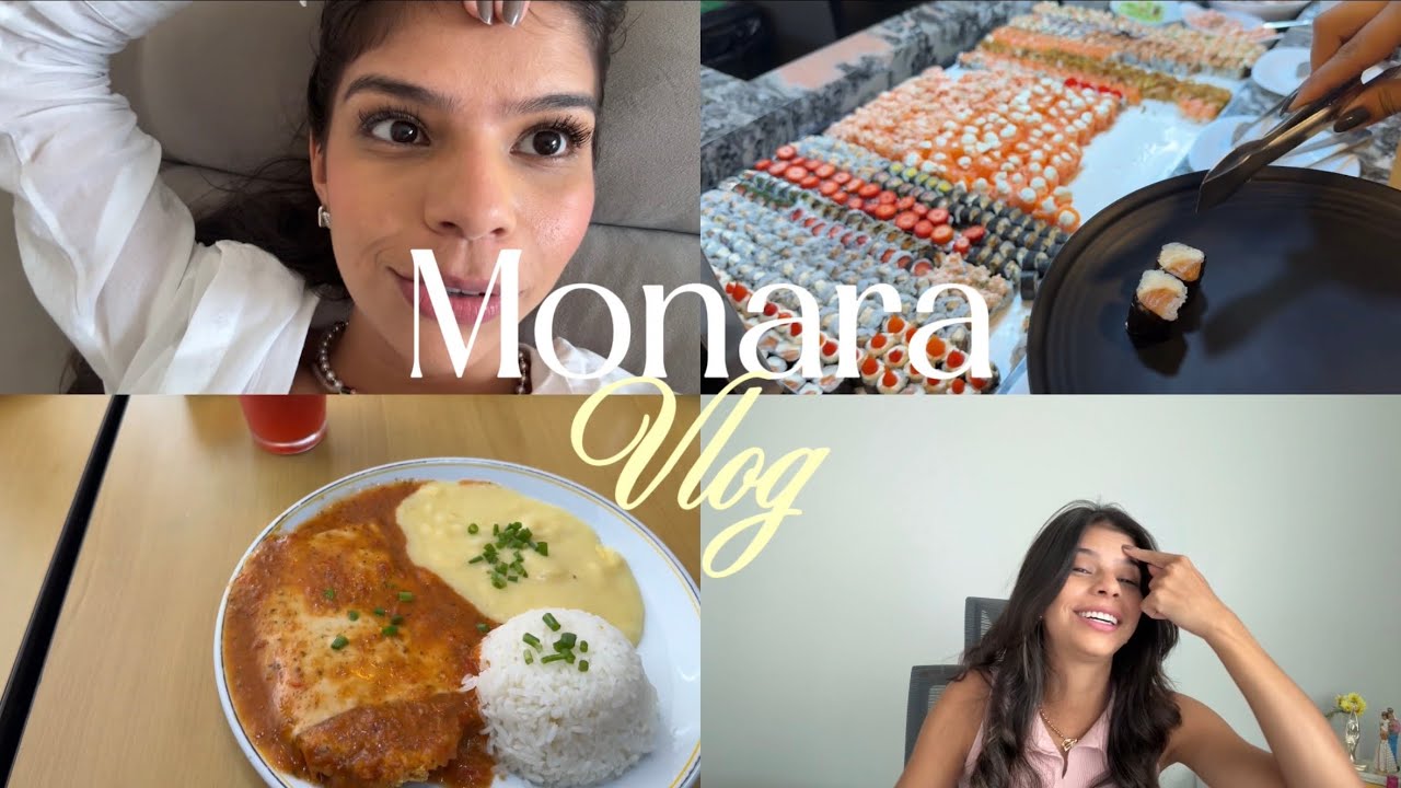 Vlog da semana, experimentando sushi, correria da semana e fim de semana diferente 