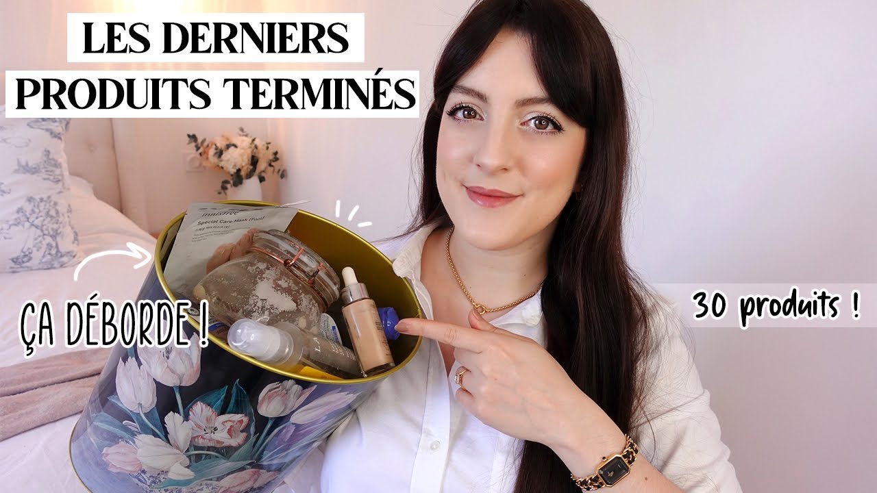 30 produits terminés & pour une fois il y en a des BONS ! ⭐️ Ma poubelle DÉBORDE ! 🙊 | LOdoesmakeup