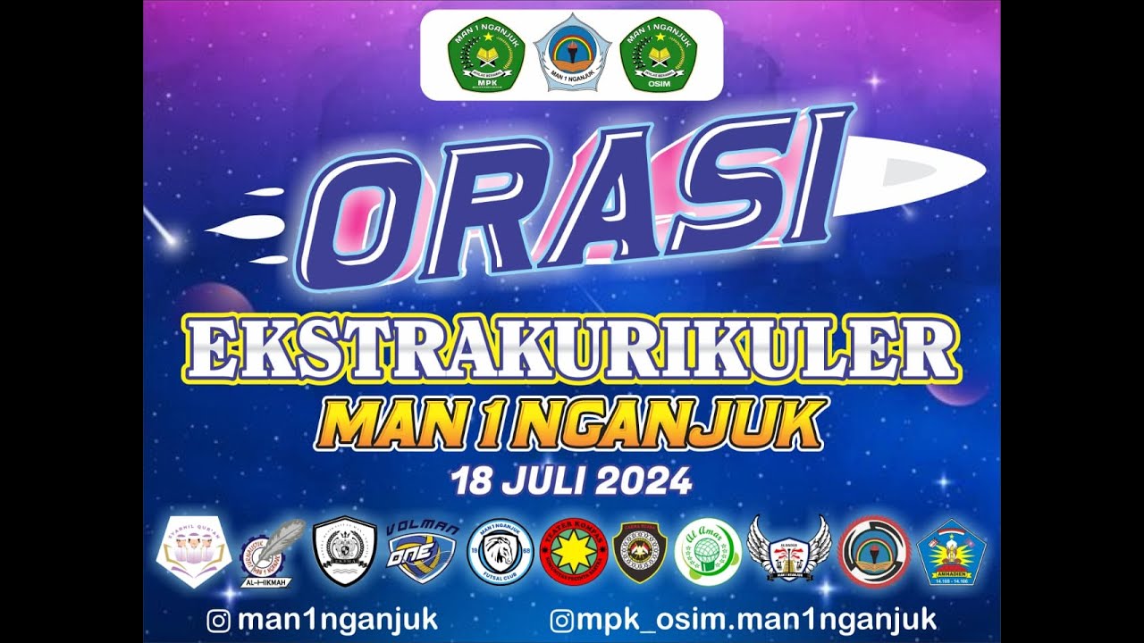 [LIVE] ORASI EKSTRAKURIKULER MATSAMA - MAN 1 NGANJUK - TAHUN AJARAN 2024/2025