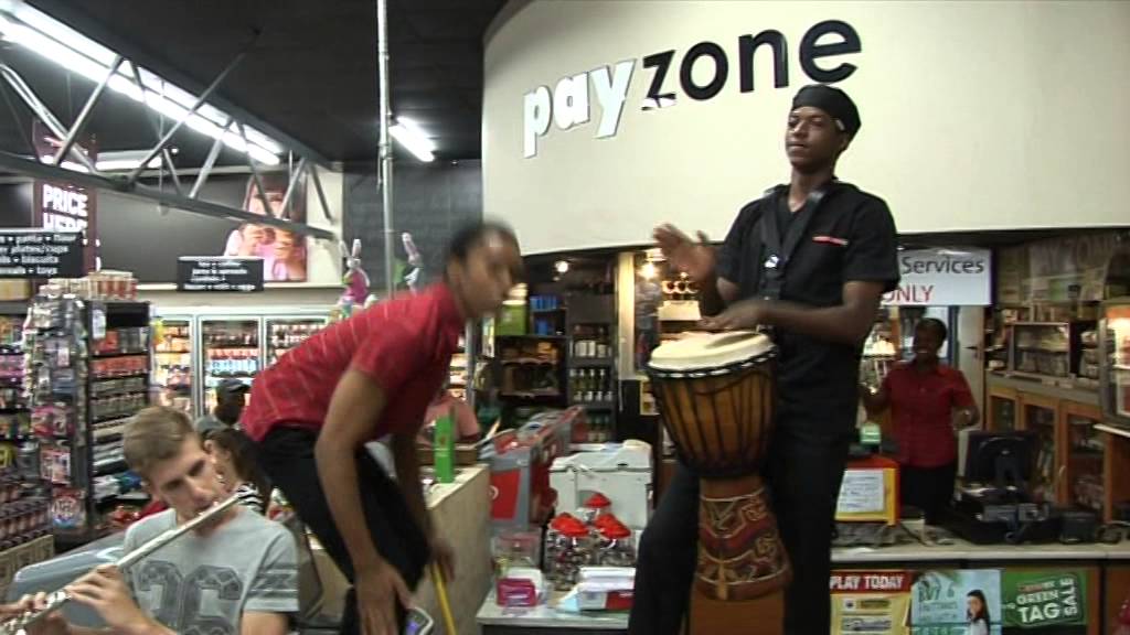 Flashmob at  Hillcrest Kwikspar with Kearsney CollegeChoir and Hillcrest Aids Centre