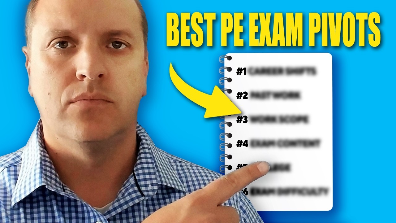 Switching Civil PE Exams? Try These 6 STRATEGIC Moves 🔀