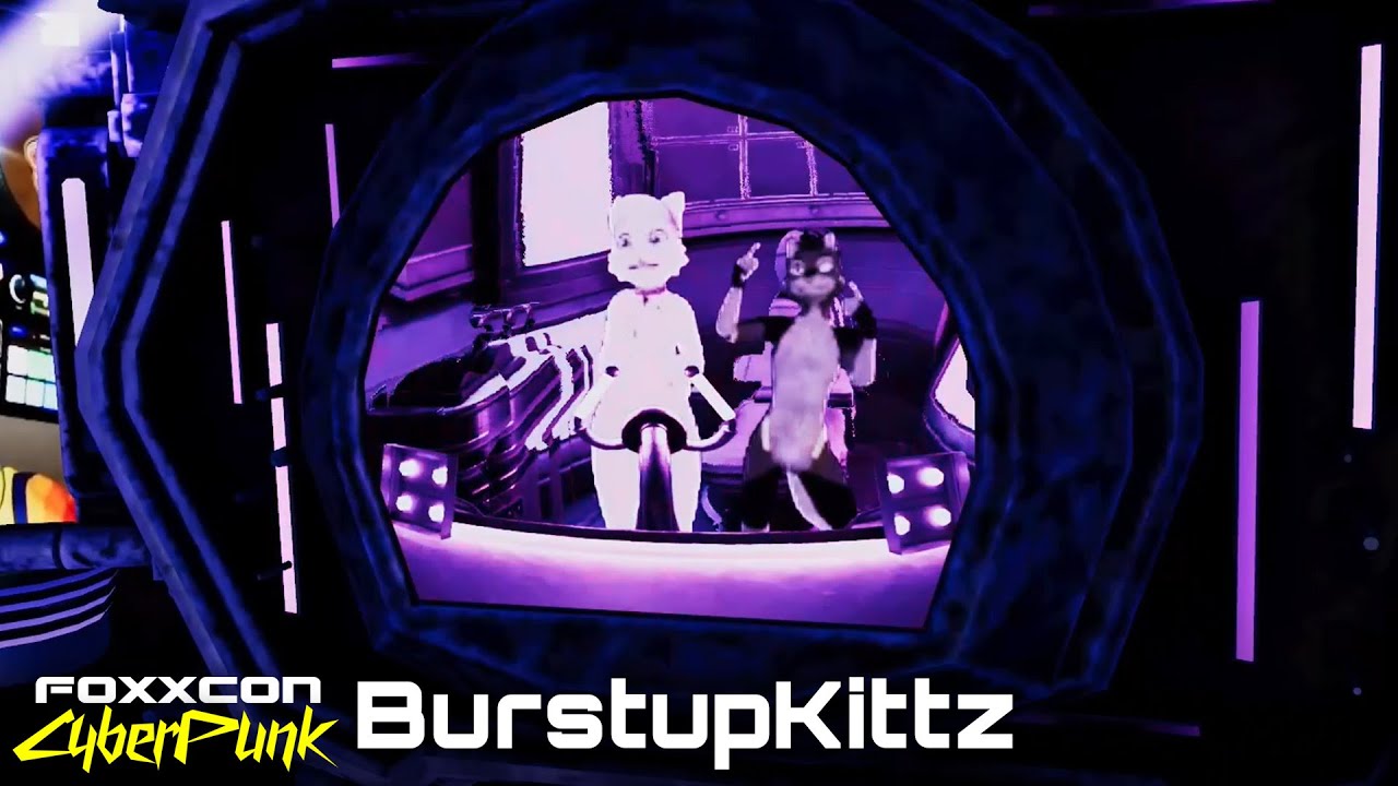 Foxxcon Cyberpunk - Day 2 - BurstupKittz