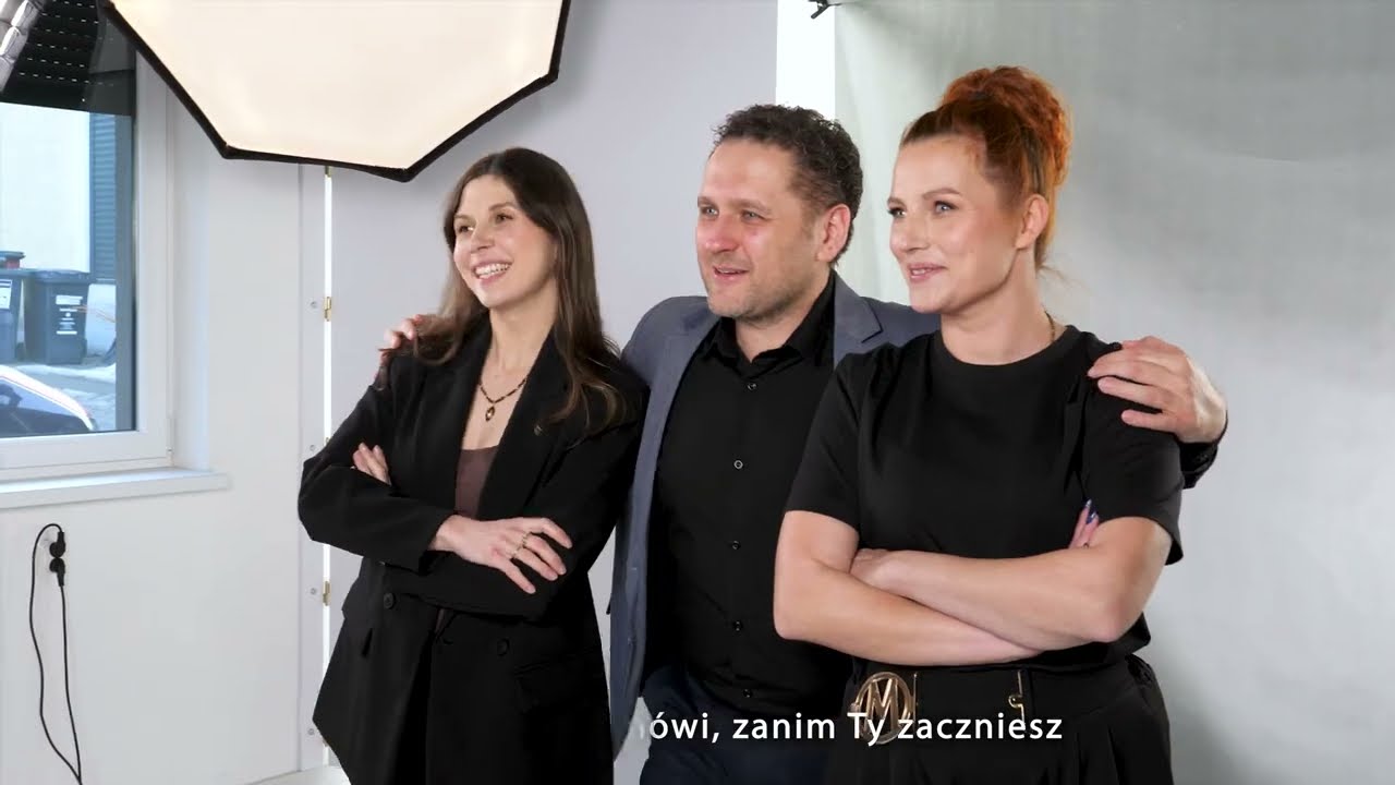 Backstage profesjonalnej sesji biznesowej | Leszczyńscy