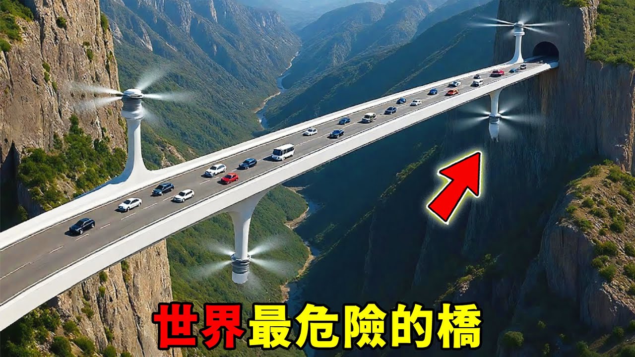全世界最危險的十座橋！垂直高度200層樓排不進前三，第一名看著就腿軟，一步踏空直接見玉帝！