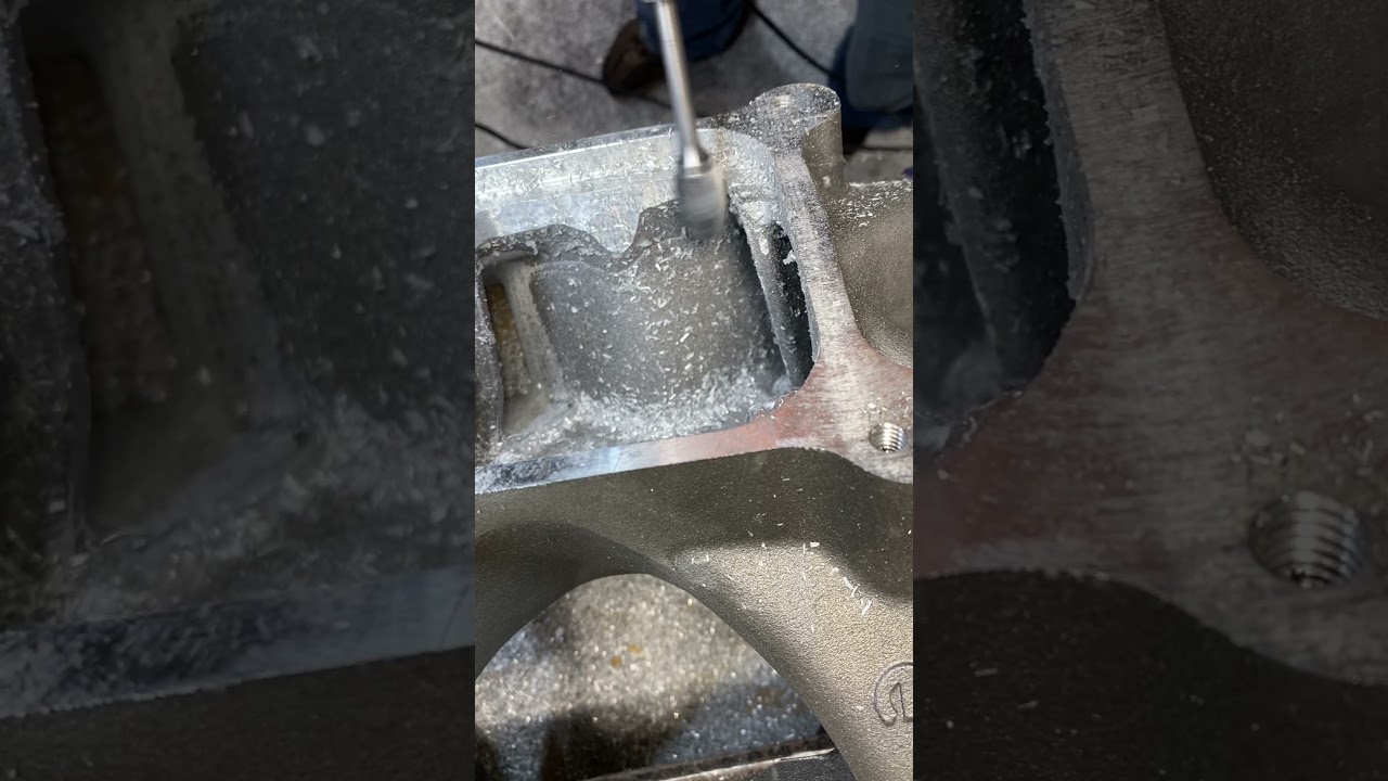 Intake manifold porting.
