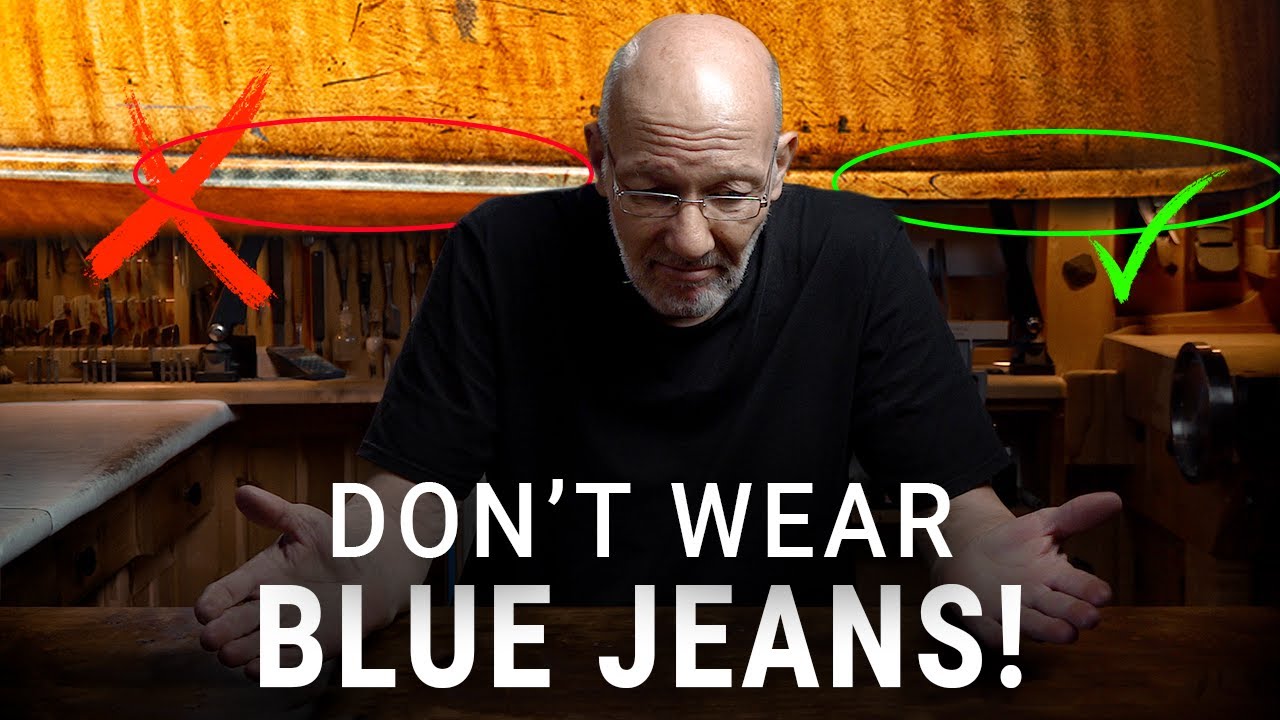 Das Blau von Jeans frisst sich in das Holz des Cellos... und was man dagegen tun kann