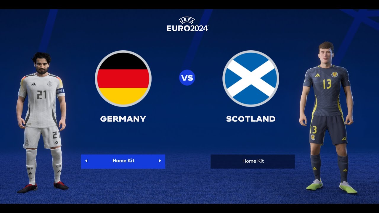 FC 24 - GERMANY vs SCOTLAND - UEFA EURO CUP 2024 - GROUP A - Full Match - PS5 [ 4K ]