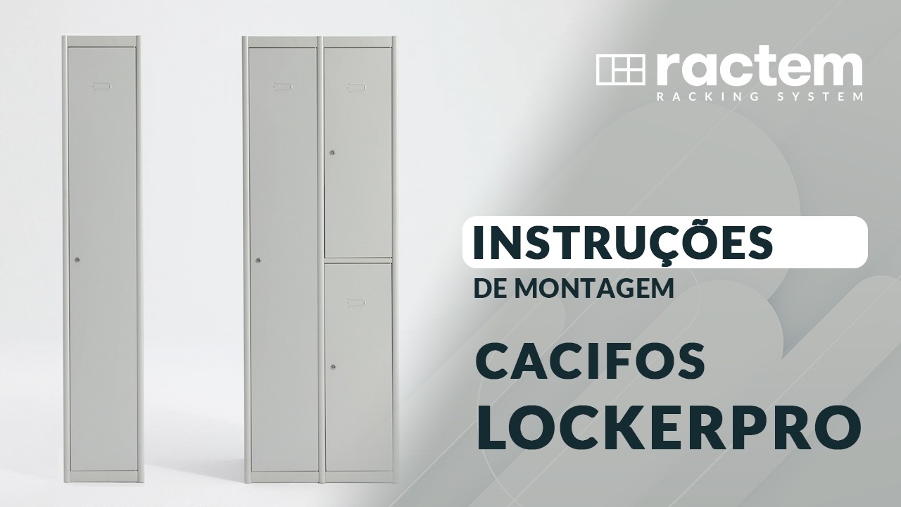 Instruções de montagem Cacifos Metálicos LockerPro