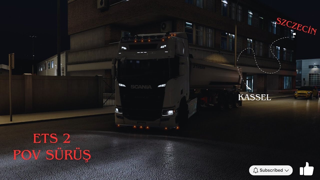Scania R 560 Süper KASSEL-SZCZECİN Arası POV Sürüş