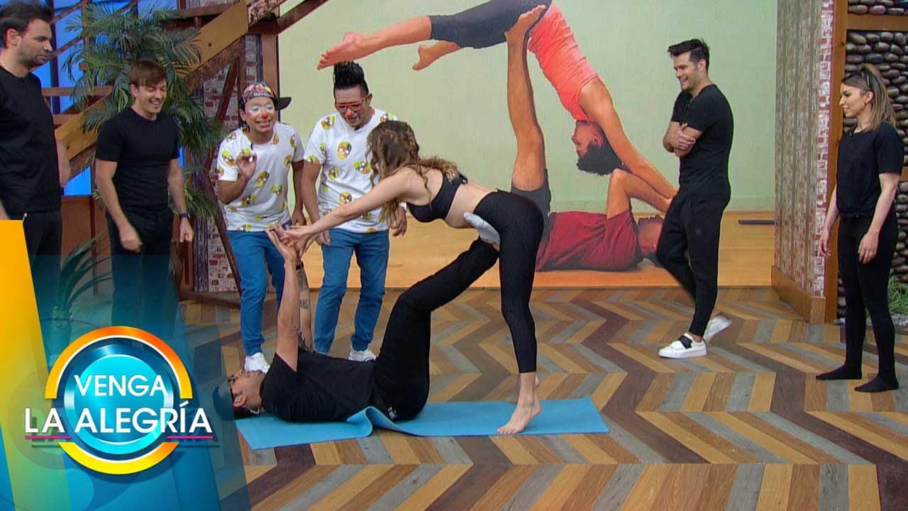 ¡Posturas de yoga con Los Destrampados! Descubre el resultado de los conductores. | Venga La Alegría