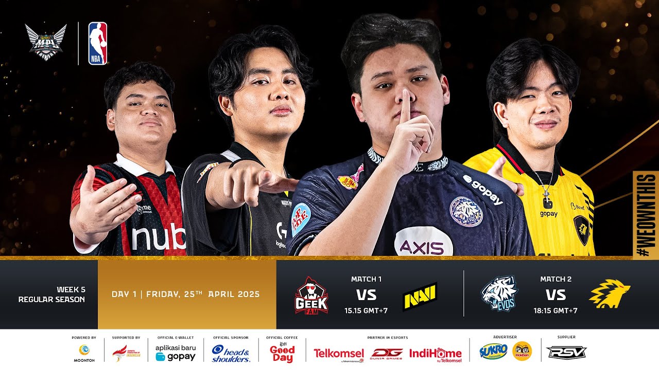 🔴 LIVE | MPL ID S15 | Regular Season Day 1 Week 5 | English