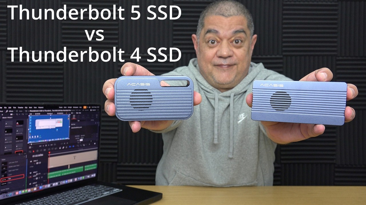 BEST Mac External SSD Thunderbolt 5 VS Thunderbolt 4 SSD Speed Test
