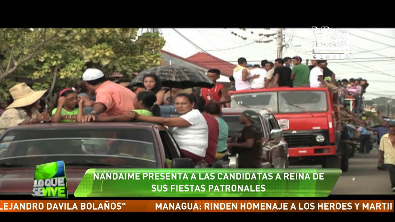 Nandaime presenta a sus candidatas a reina de fiestas patronales