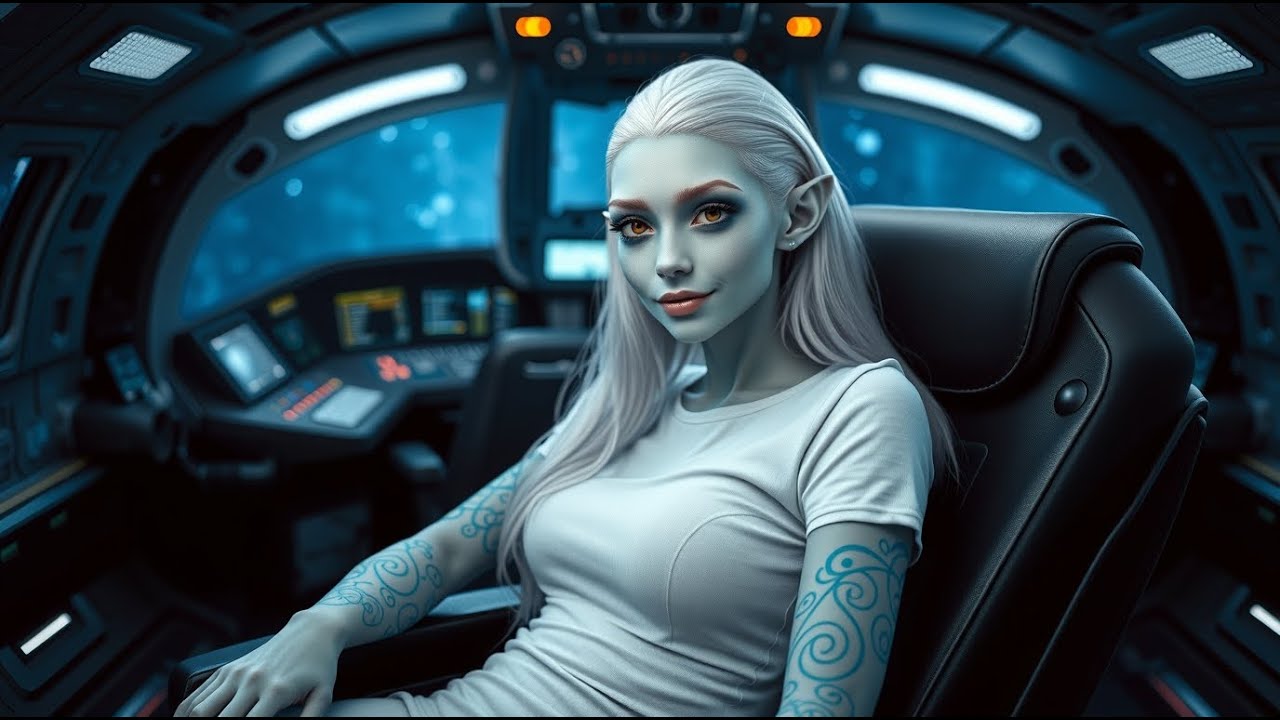 Ein Freund schenkt einem Menschen eine wunderschöne Alien-Ehefrau