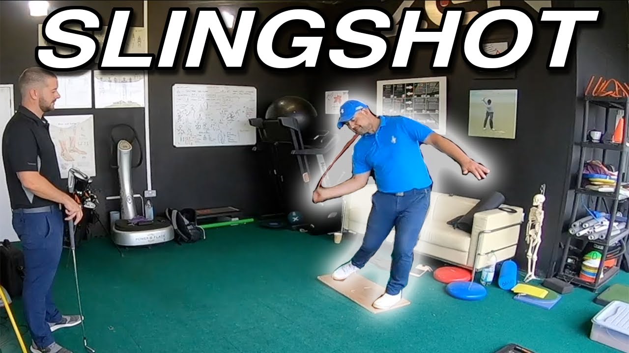 Using the Ground for a SLINGSHOT RELEASE to get More Power in your Golf Swing