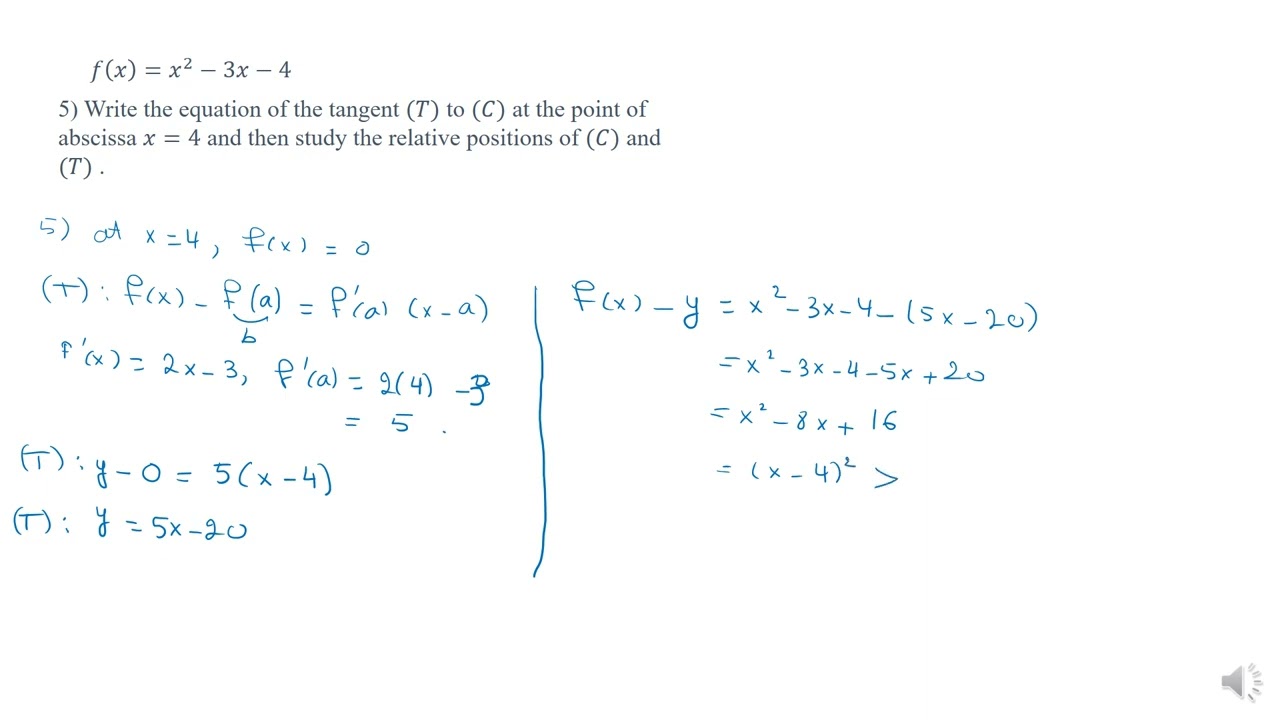 exercise1 on general functions