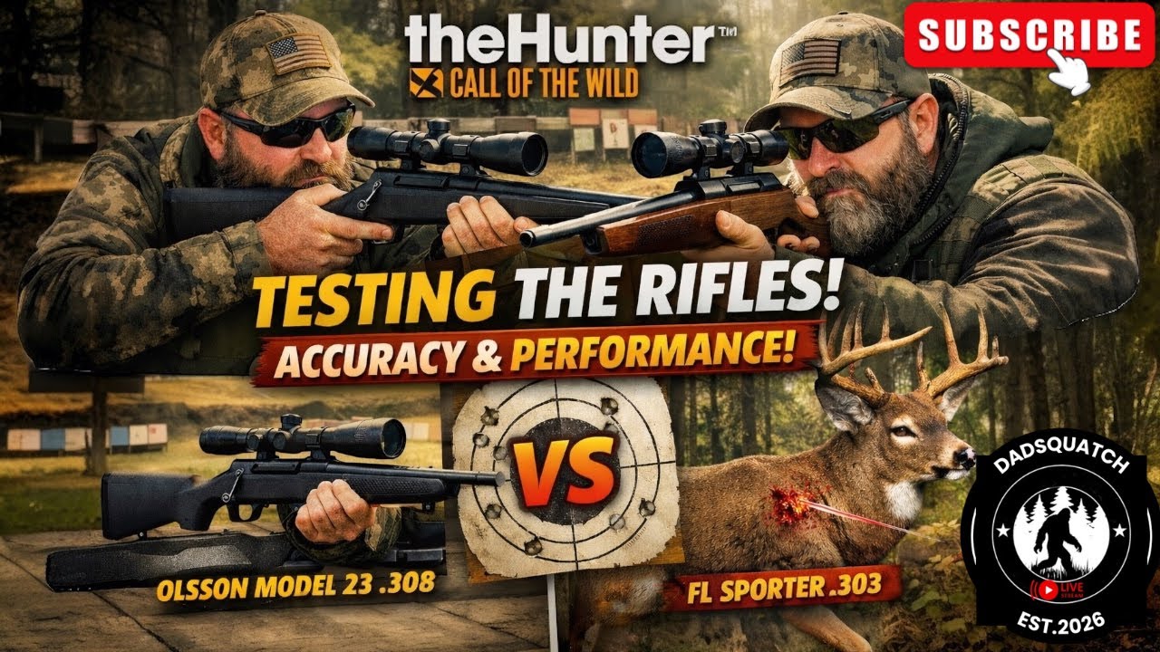 theHunter: Зов дикой природы. Испытания оружия на стрельбище и в полевых условиях.