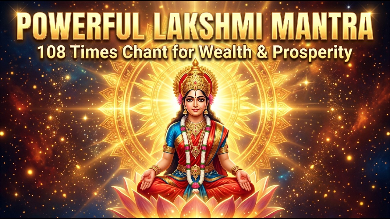 Mahalakshmi Mantra – 108 Times for Wealth, Peace & Blessings @anahatavaani  #lakshmi #chanting