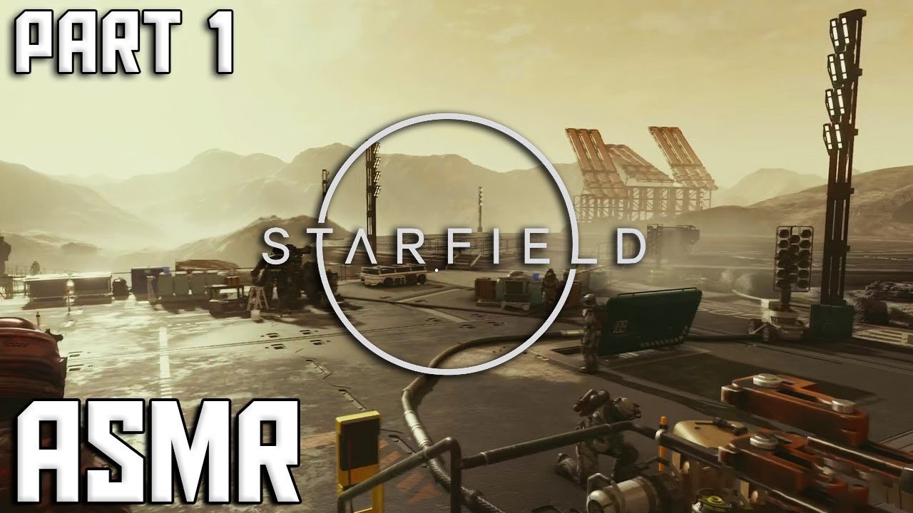 ASMR Gaming || Let's Play: Starfield Part 1 || The Journey Begins!