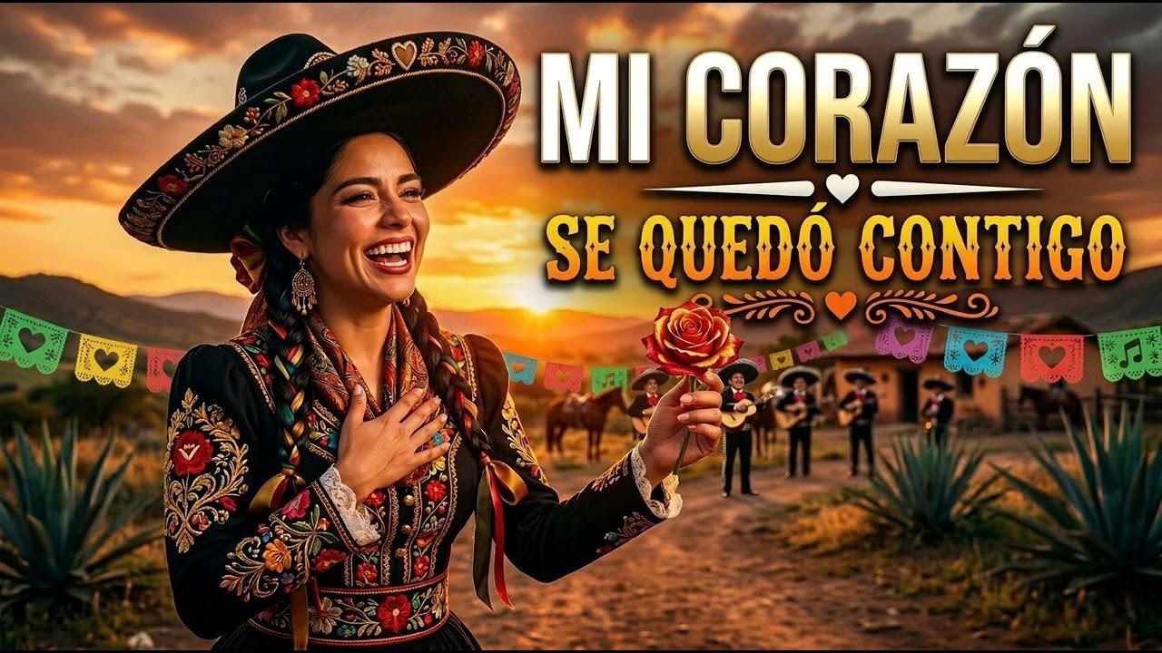 Mi Corazón Se Quedó Contigo ❤️🎶 | Ranchera Romántica de Amor Verdadero