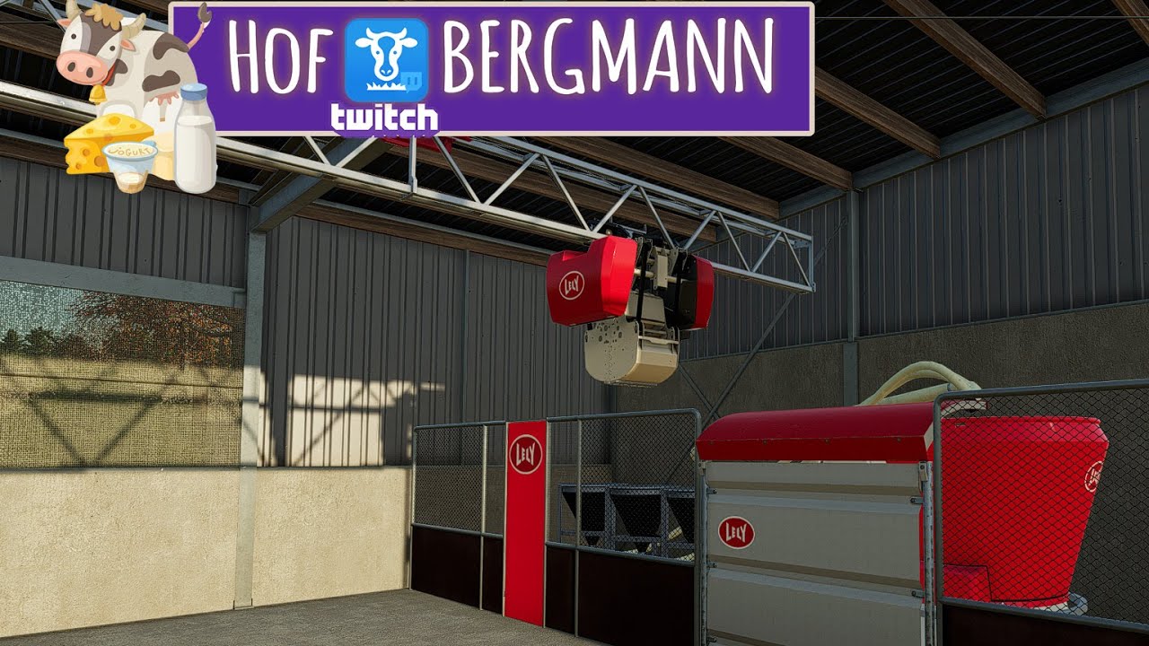 LS22 HOF BERGMANN #46 [TWITCH LP] : Futtermisch Roboter bei der Runderzucht | FARMING SIMULATOR 22