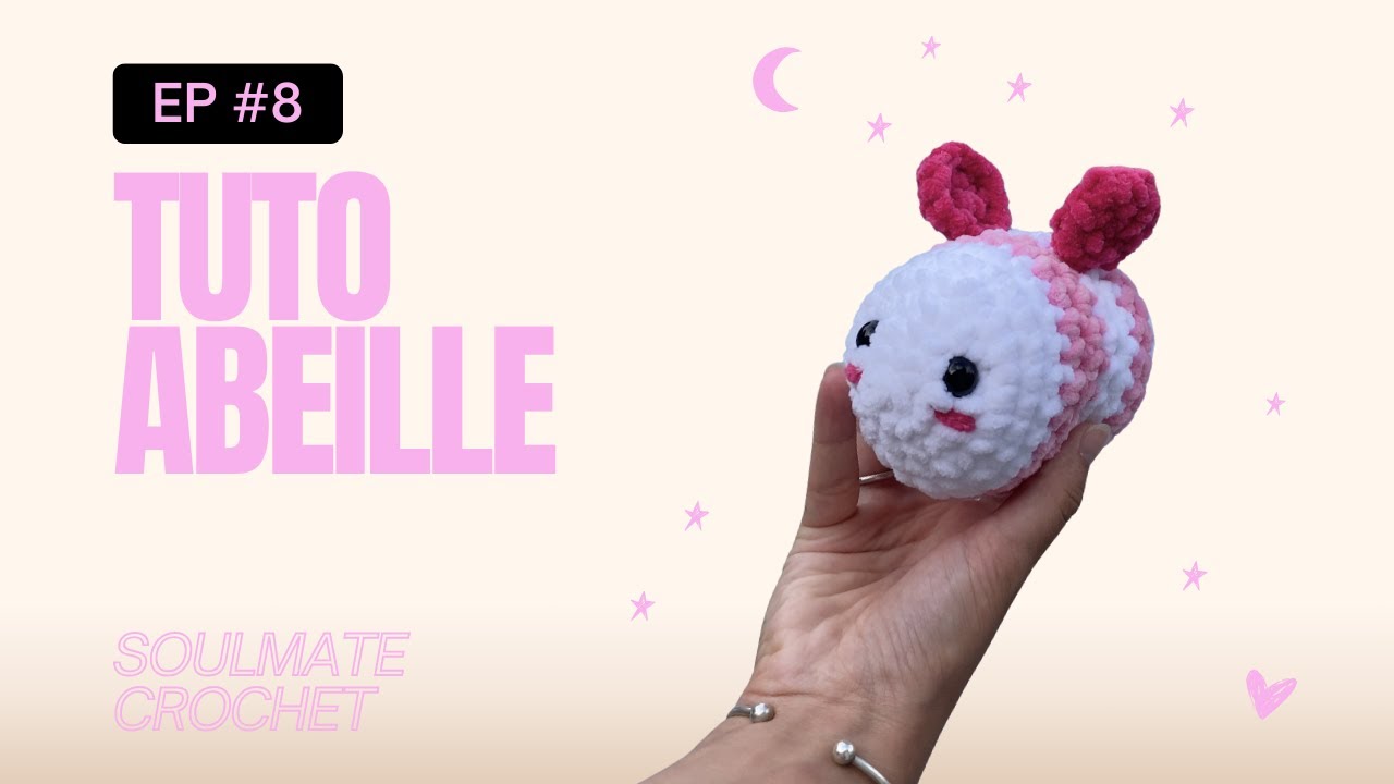 TUTO ABEILLE AU CROCHET AMIGURUMI FACILE - BEE FRENCH TUTORIAL AMIGURUMI EASY 🐝