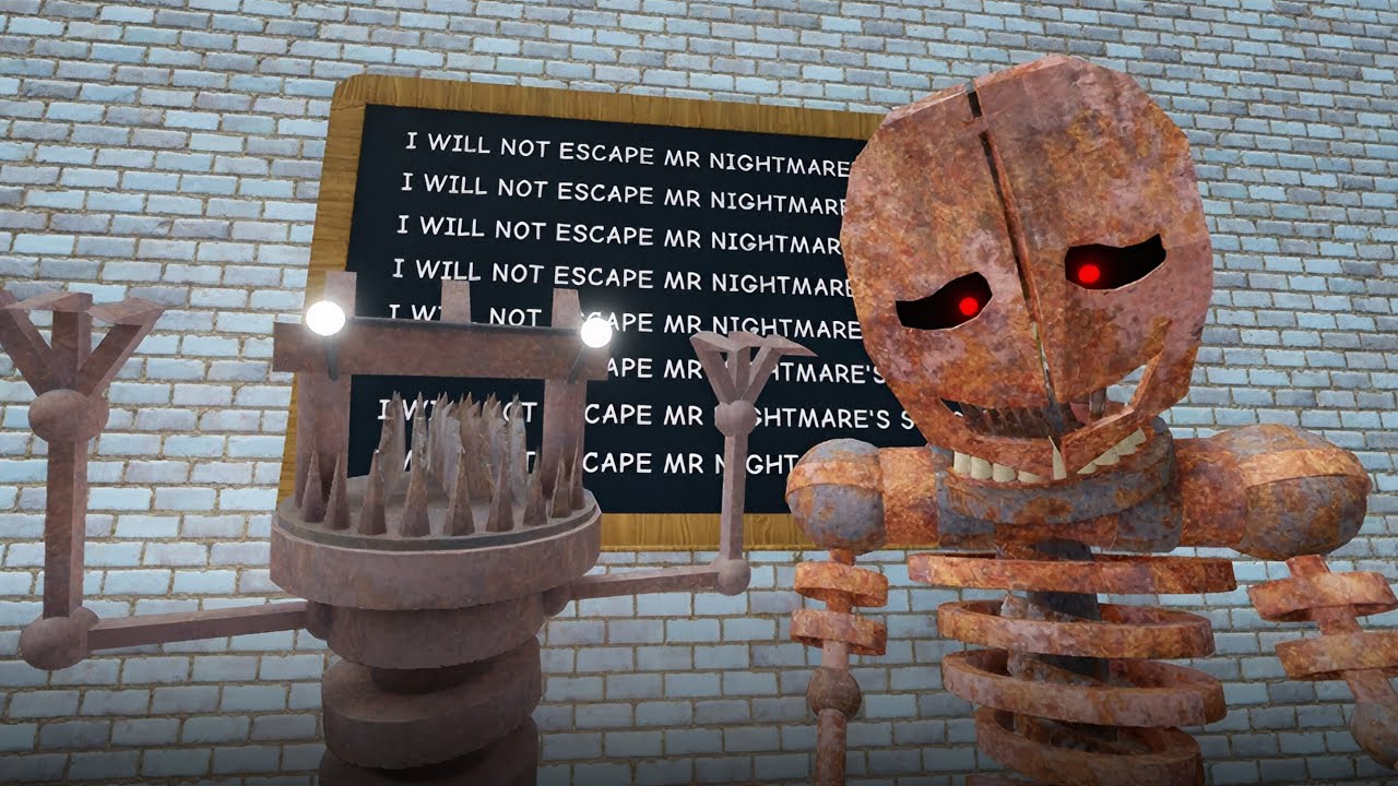 ESCAPE MR. NIGHTMARE SCHOOL! Horror (Scary Obby) In Roblox❤️ |Roblox Mobile Gameplay| 2k60Fps 