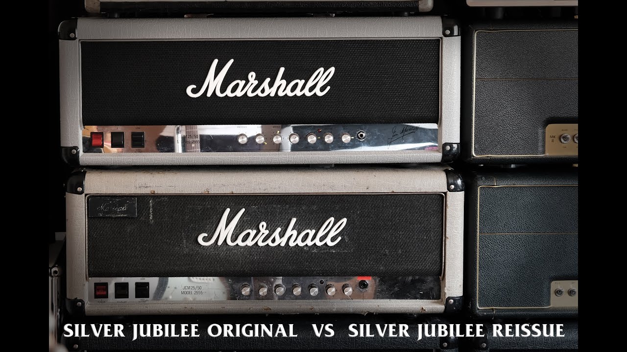 Marshall 2555 Silver Jubilee(Original 1987year) VS Marshall 2555X Silver Jubilee(Original 2017year)
