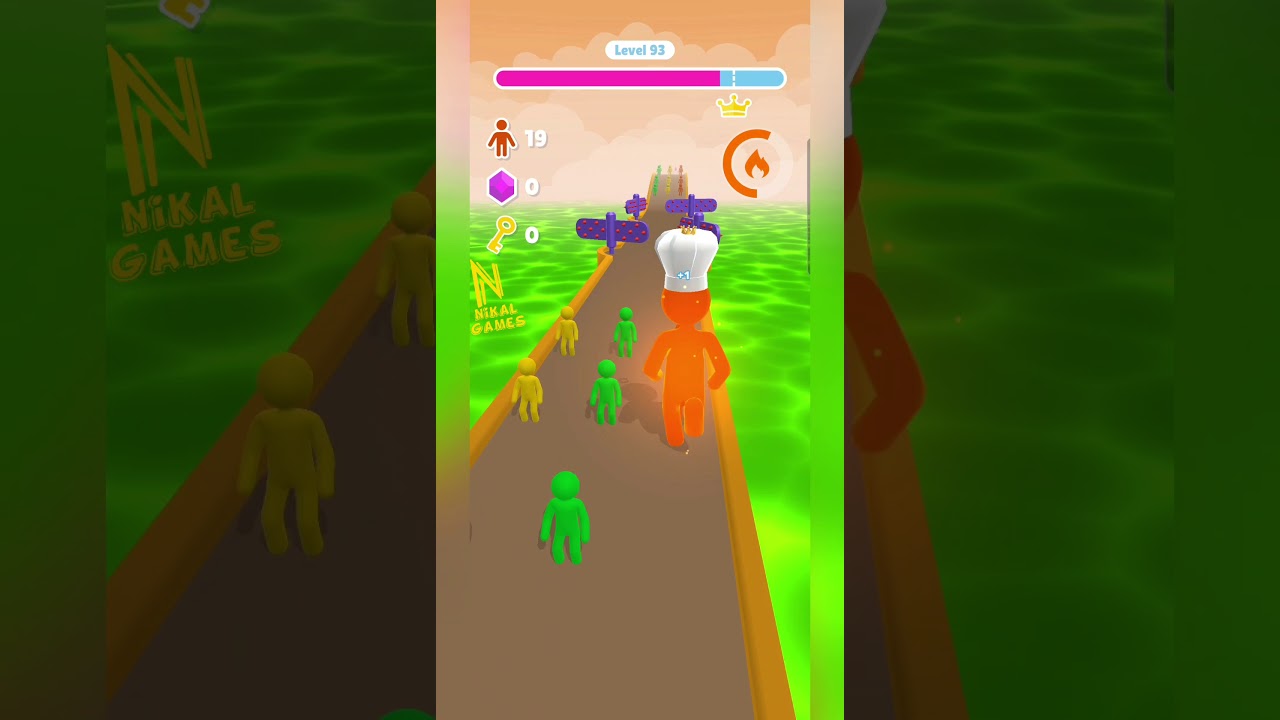 Giant Rush! - 93 2nd Fail - Giant Rush Gameplay - Walkthrough - #Shorts - Android, iOS
