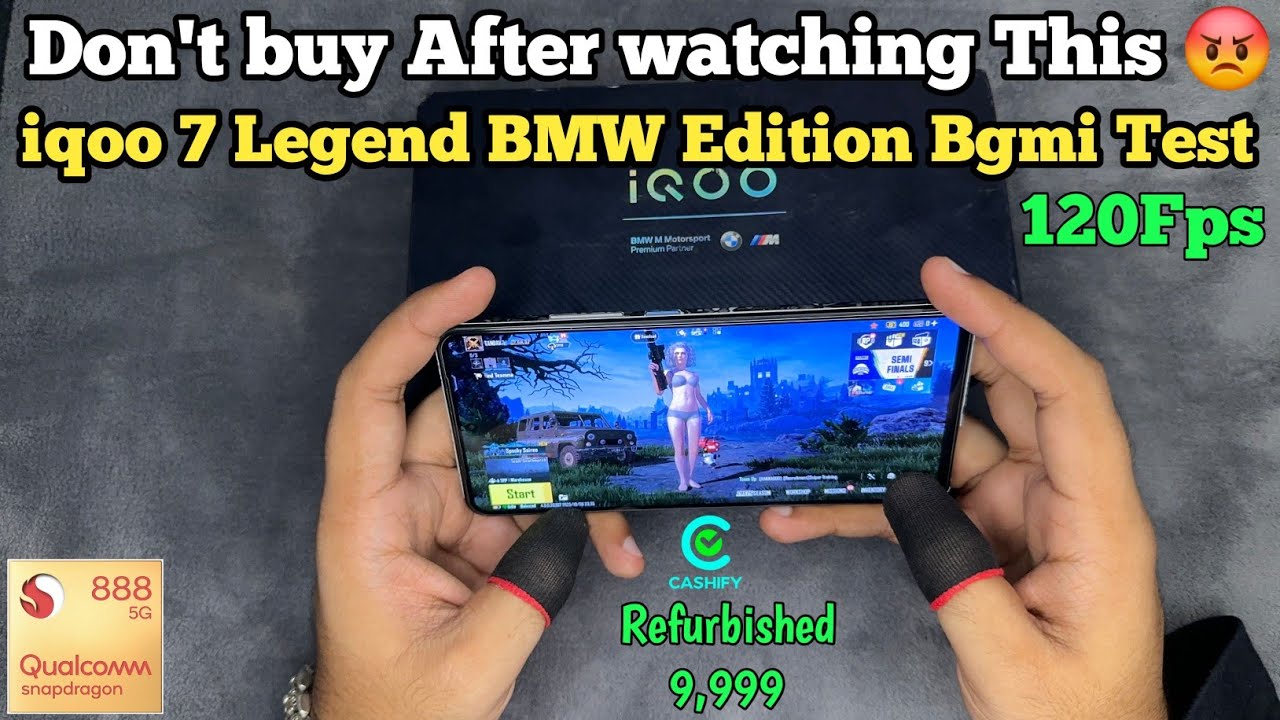 Iqoo 7 Legend BMW Edition Bgmi Test 😱 in 2026😡Don't buy