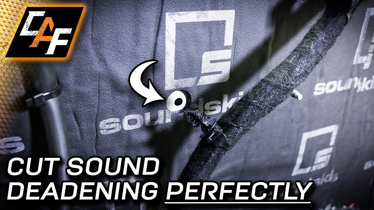 How to PERFECTLY cut Sound Deadening - Car Audio Noise Treatment