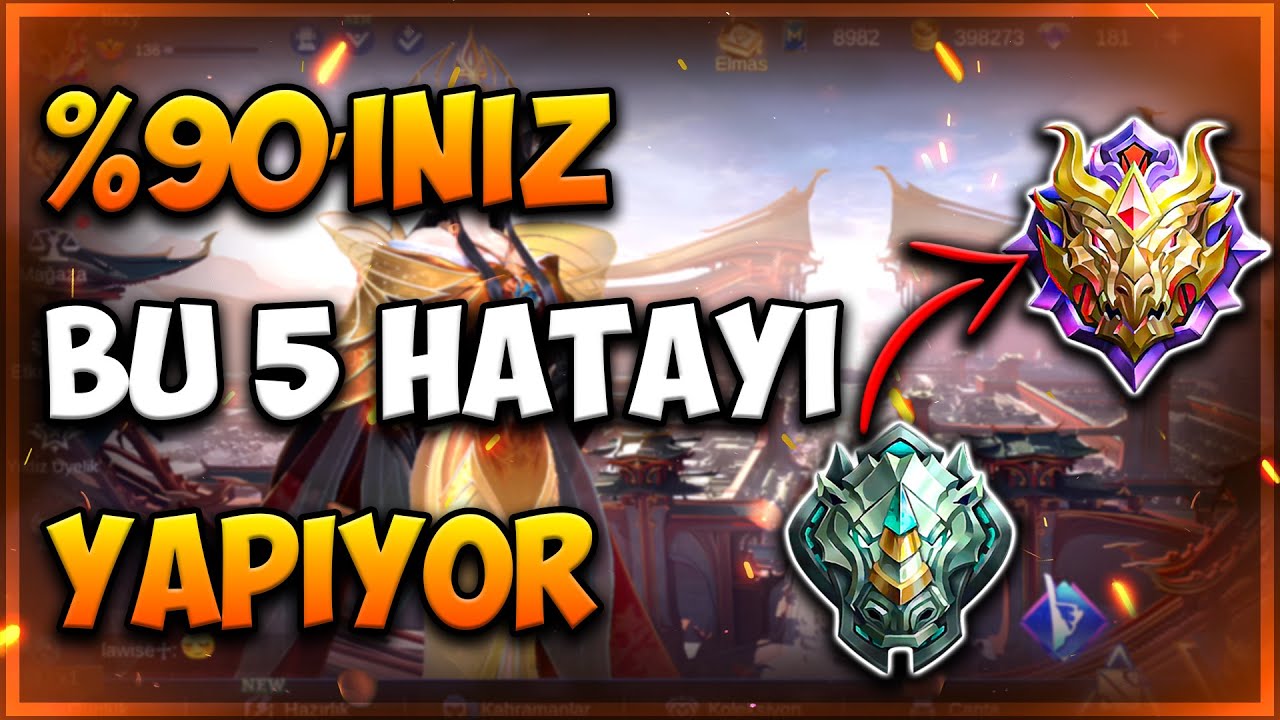 MİSTİK OLMAK İSTİYORSAN BU 5 HATAYI YAPMA! 😱 OYUNA BAŞLAMADAN MAÇI KAYBEDİYOR OLABİLİRSİN