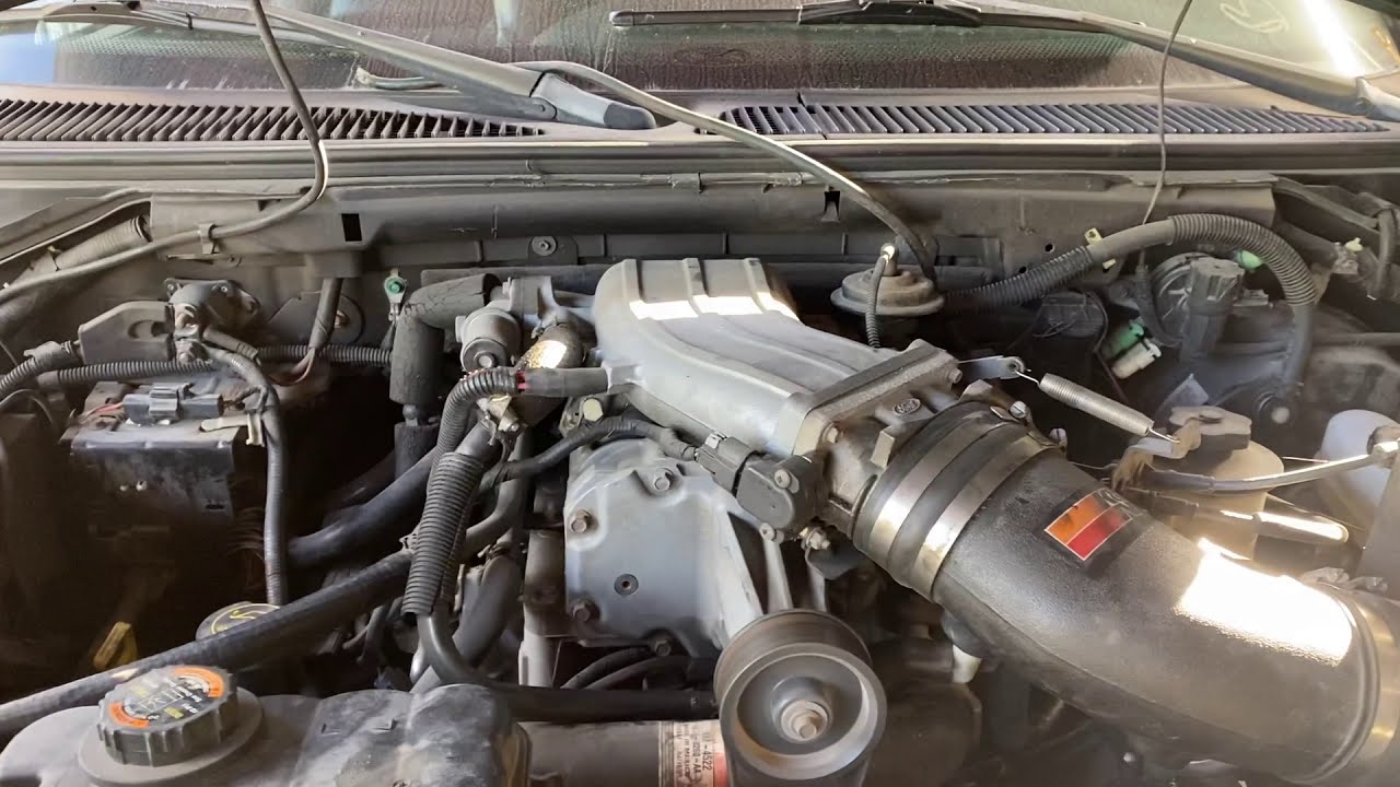 2002 F150 HARLEY DAVIDSON 5.4L SUPERCHARGED ENGINE VIDEO STK#6266