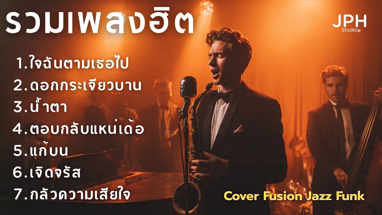 รวมเพลงฮิตใน TikTokเพลงดังไวรัล  Cover สไตล์ Fusion Jazz Funk คุ้นหู แต่ฟังเพลินกว่าเดิม  JPH Vol.3