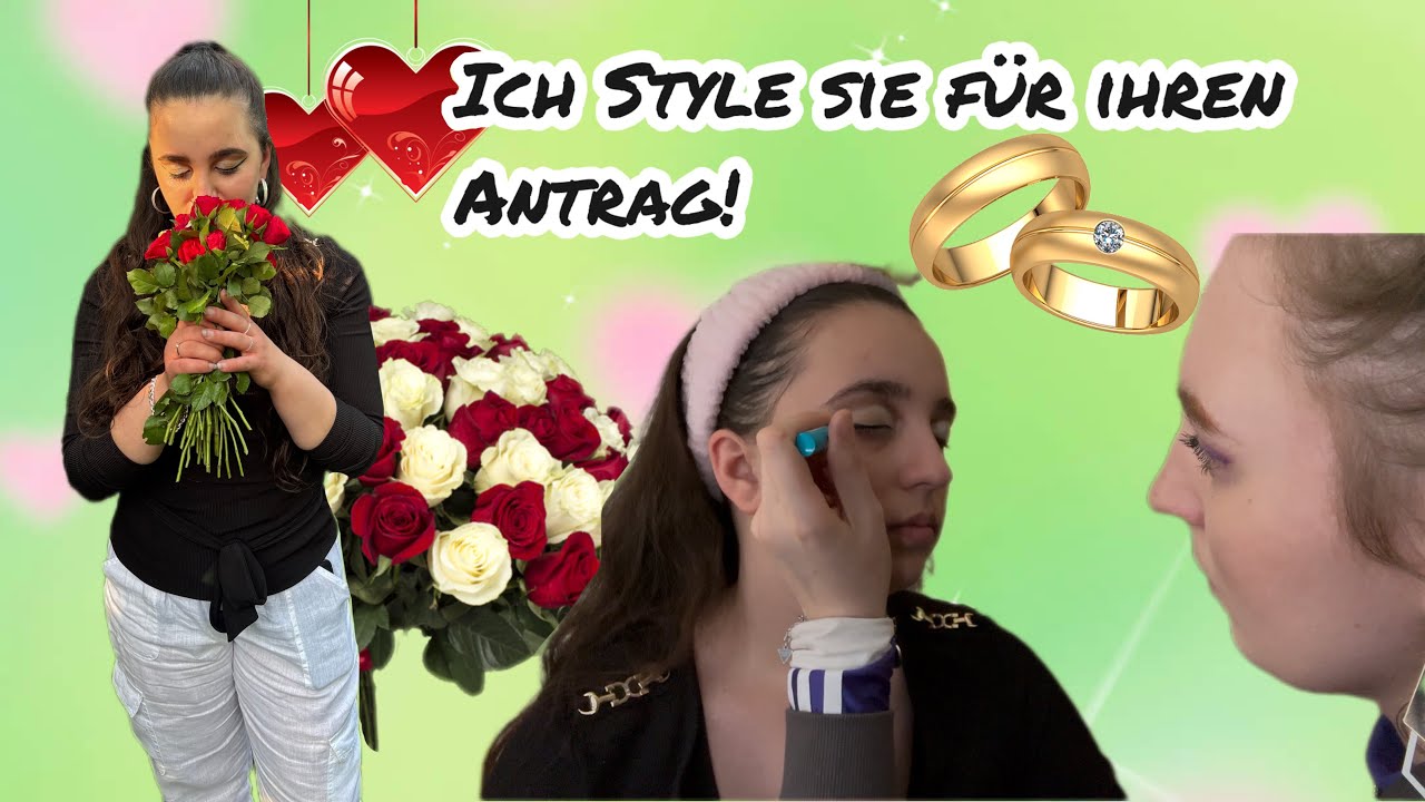Ich darf Mika komplett stylen und schminken und sie weiß nicht wofür